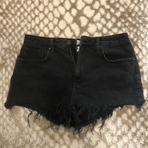Forever 21 Black Jean Shorts